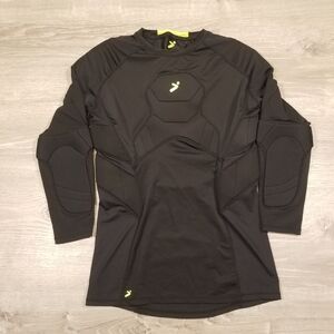 Storelli Shirt Mens Medium BodyShield Padded Compression Long Sleeve Goalie